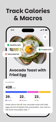 Michael: AI Calorie Tracker iPhone screenshot