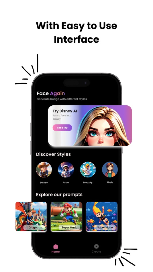 #2. Face Again: AI Photo Generator (iOS) 由: Alpay Ergul