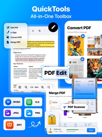 QuickTools: PDF & File Manager iPad screenshot