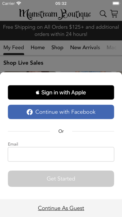 Mainstream Boutique AV Screenshot