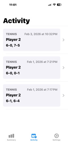 SporTrax: Tennis & Pickleball screenshot