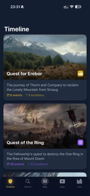 Middle Earth Explorer screenshot 1