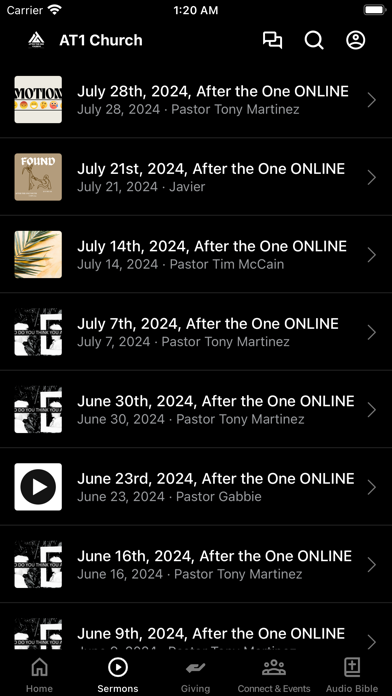 Screenshot #2 pour After The One Church