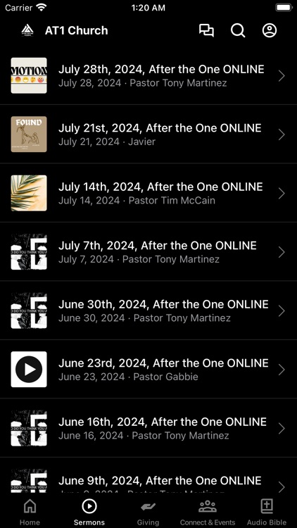 After The One Church