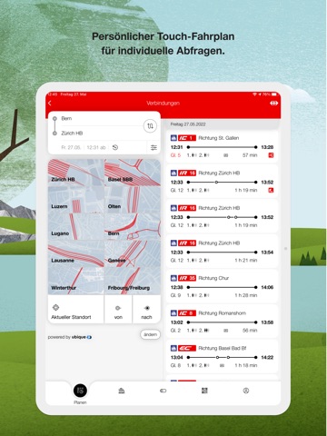 SBB Mobile iPad screenshot 2
