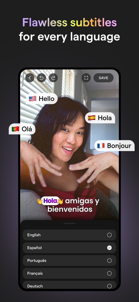 Mojo: AI Video & Reels Editor - Sottotitoli Multilingue Perfetti