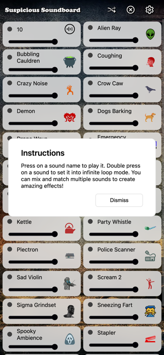 Suspicious Soundboard Screenshot 2 of 4