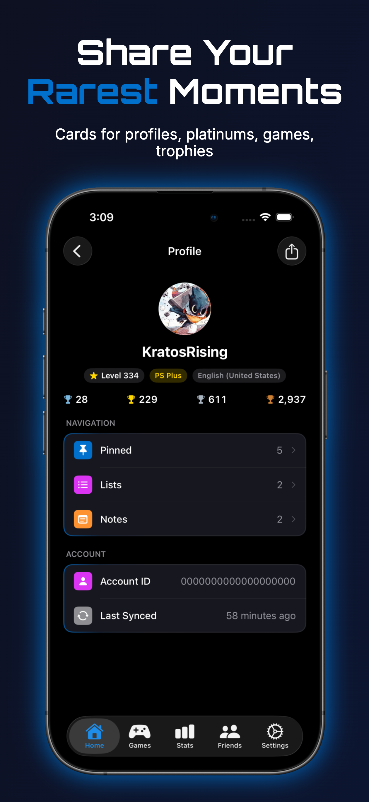 PSN GO: Trophy Tracker