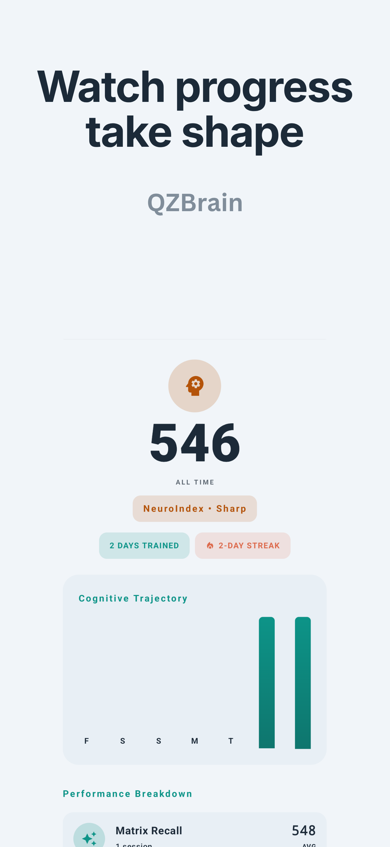 QZBrain: Brain Training Games