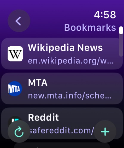 Apple Watch screenshot