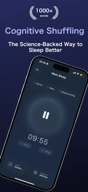 Cognitive Shuffling Nem Sleep screenshot 1