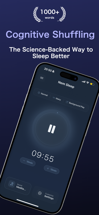 Cognitive Shuffling Nem Sleep Screenshot 1 of 3