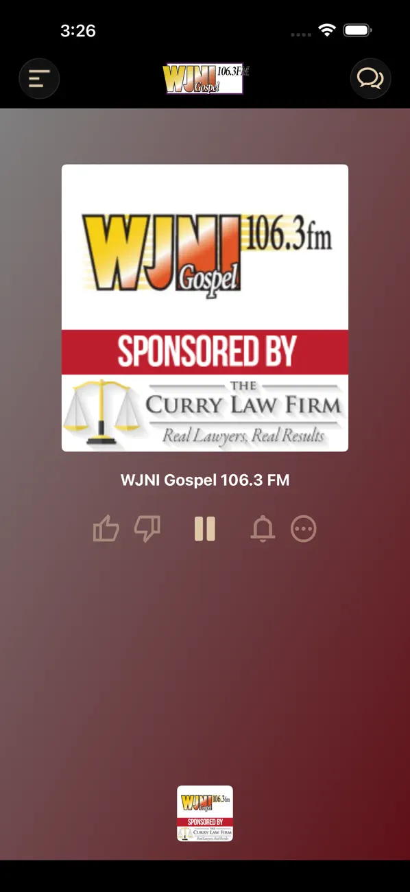 Screenshot #1 pour WJNI Gospel