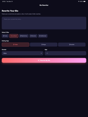 App screenshot
