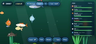 AquaBloom: Idle Aquarium screenshot 1
