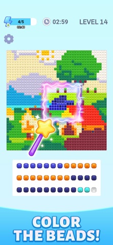 Beads Coloring: Jewel Pixel 3D iPhone screenshot