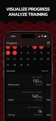 FIREFUL: Workout Log & Tracker Screenshot 5 of 10