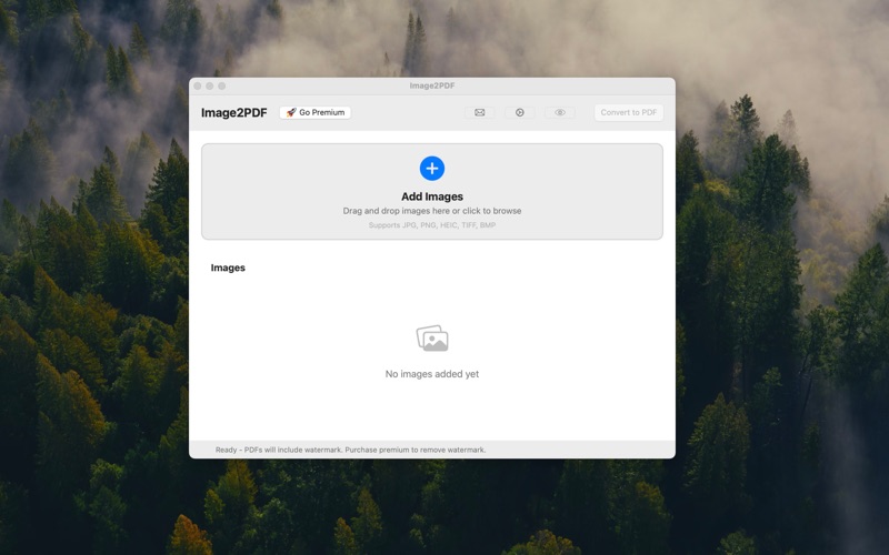 Image to PDF Converter - Snap! app screenshot