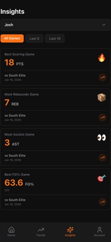 Hooply (Player Stat Tracker) Screenshot 3 of 5