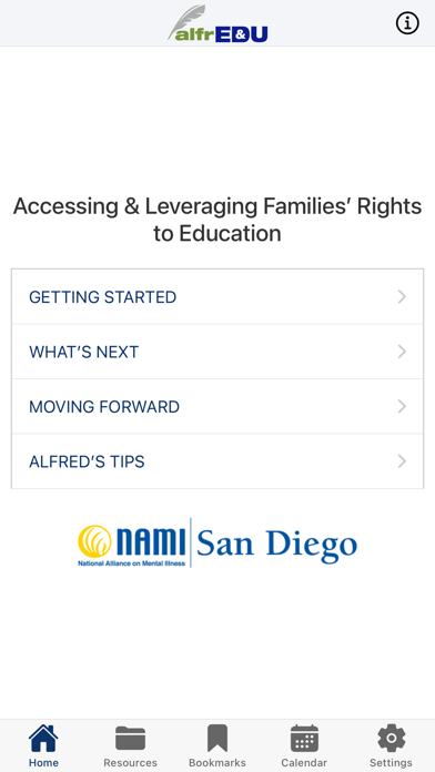 alfrEDU California Screenshot