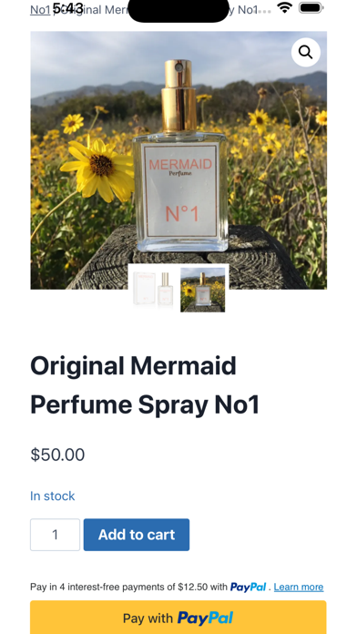 Mermaid Perfume screenshot