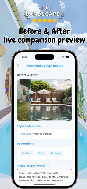 AI Pool Design : Ai Landscape screenshot 2