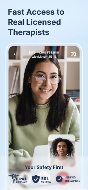 Calmerry: Online Therapy App screenshot 2