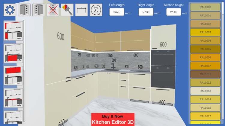 Kitchen Editor Line screenshot-5