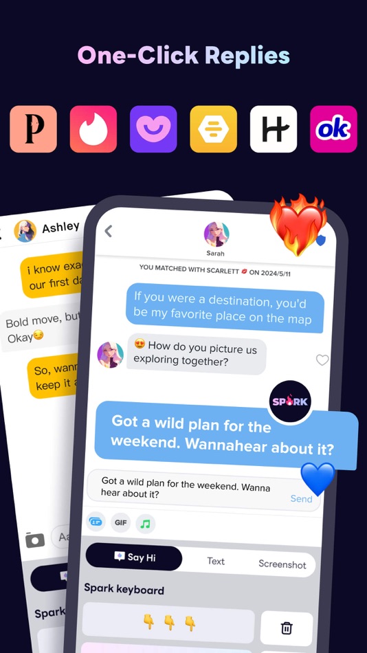 #2. Spark Up:AI Dating Wingman (iOS) 来自: TIMCHI PTE.LTD.
