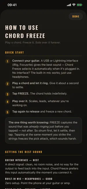 Chord Freeze screenshot 3