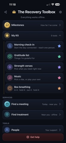 The Recovery Toolbox iPhone screenshot