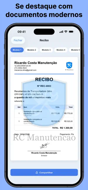 EmitPro Recibos e Orçamentos screenshot 2