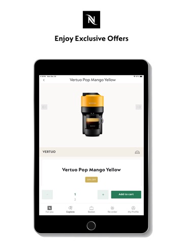 Nespresso Philippines iPad screenshot 4