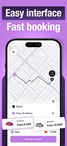 Saudi Taxi for Women - Morrini iPhone screenshot 3