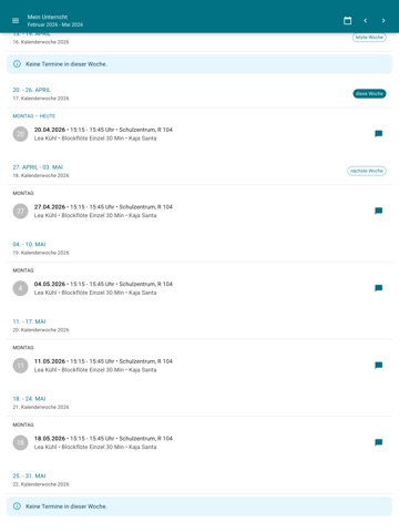 Musizierlernhaus-App iPad screenshot