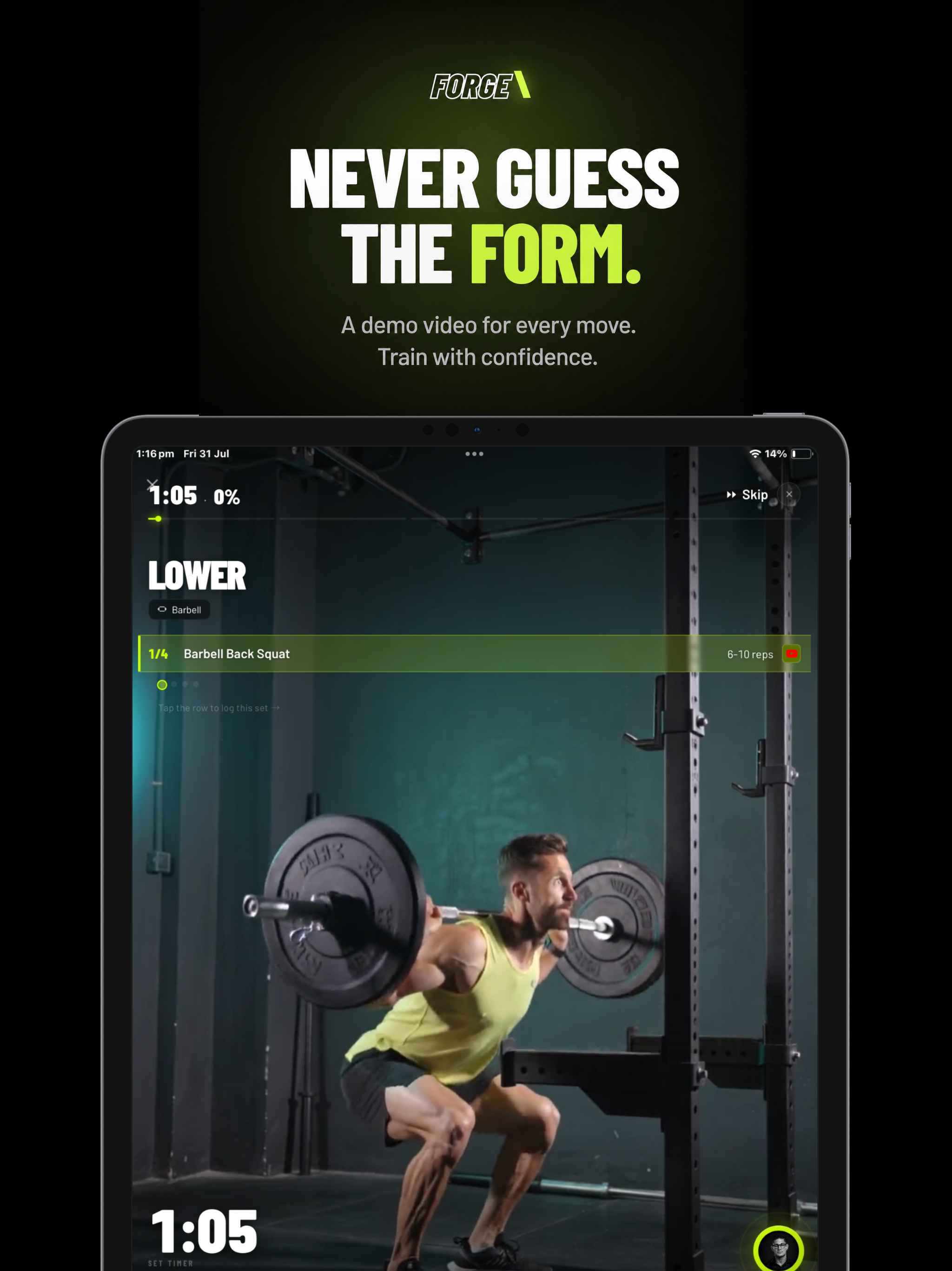 Forge: Daily Workout Streak screenshot 8