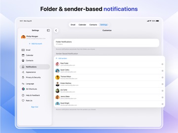 Zoho Mail - Intune iPad screenshot