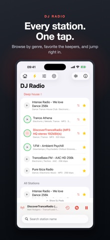 DJ Radio Mix iPhone screenshot