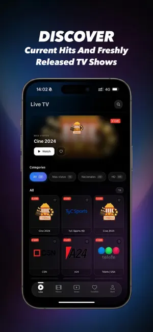 Xuper Tv : Smart stream iPhone screenshot 4