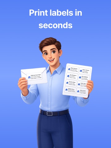 Label Printer Address Stickers iPad screenshot