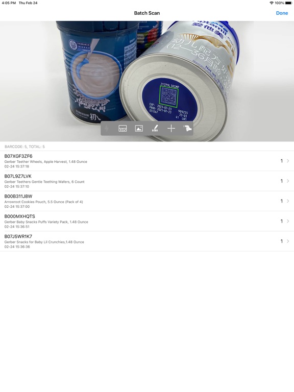 Screenshot #5 pour Power Barcode Scanner