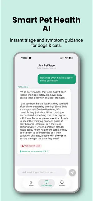Pet Health Tracker: PetSage AI screenshot 2