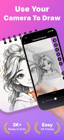 Drawing Projector: AR Draw Art iPhone screenshot