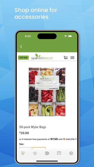 Harvest Right iPhone screenshot 4 - Lifestyle app