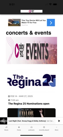 Play 92 Regina screenshot