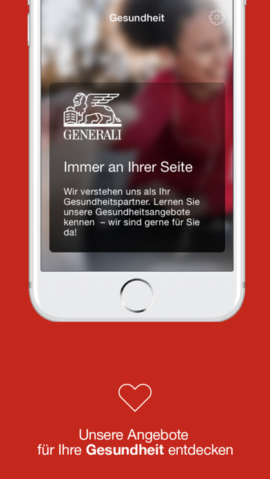 Generali GesundheitsApp Screenshot