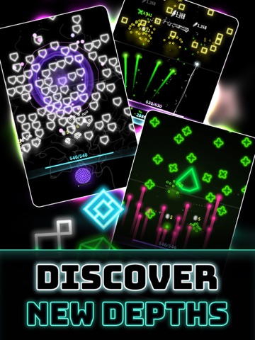 Neon Castle: Idle TD RPG iPad screenshot