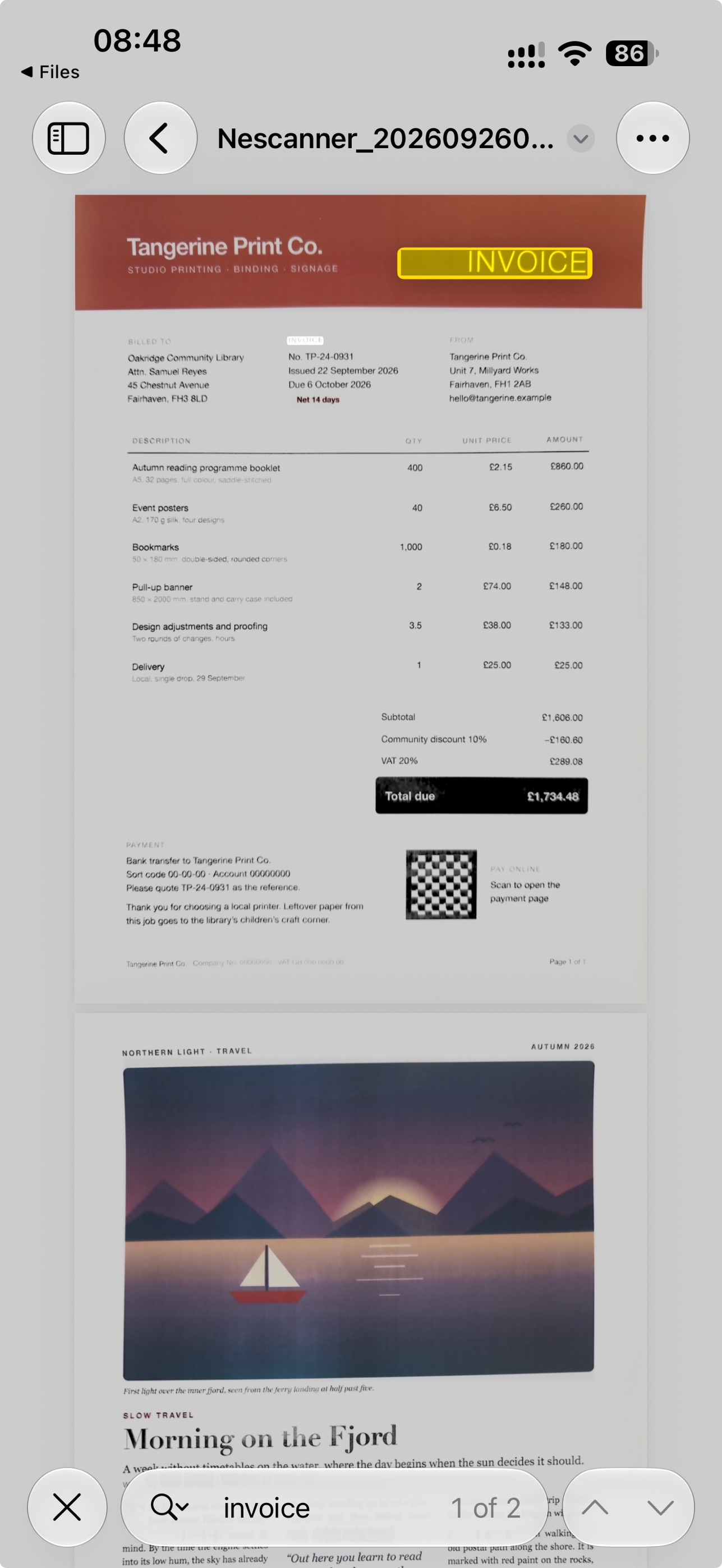 Screenshot 6 of Nescanner Document Scanner