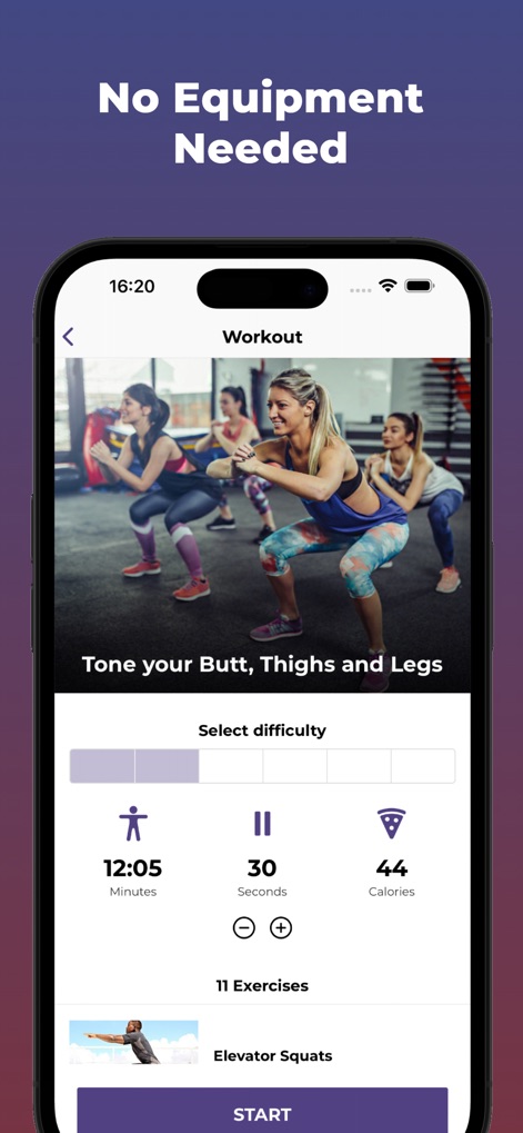 The 30 Day Squat Challenge - Health & Fitness App | MWM