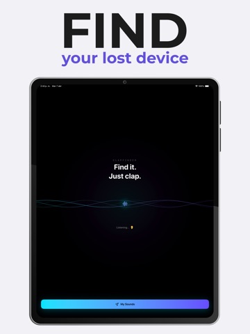 Find My Device: Clap Finder iPad screenshot